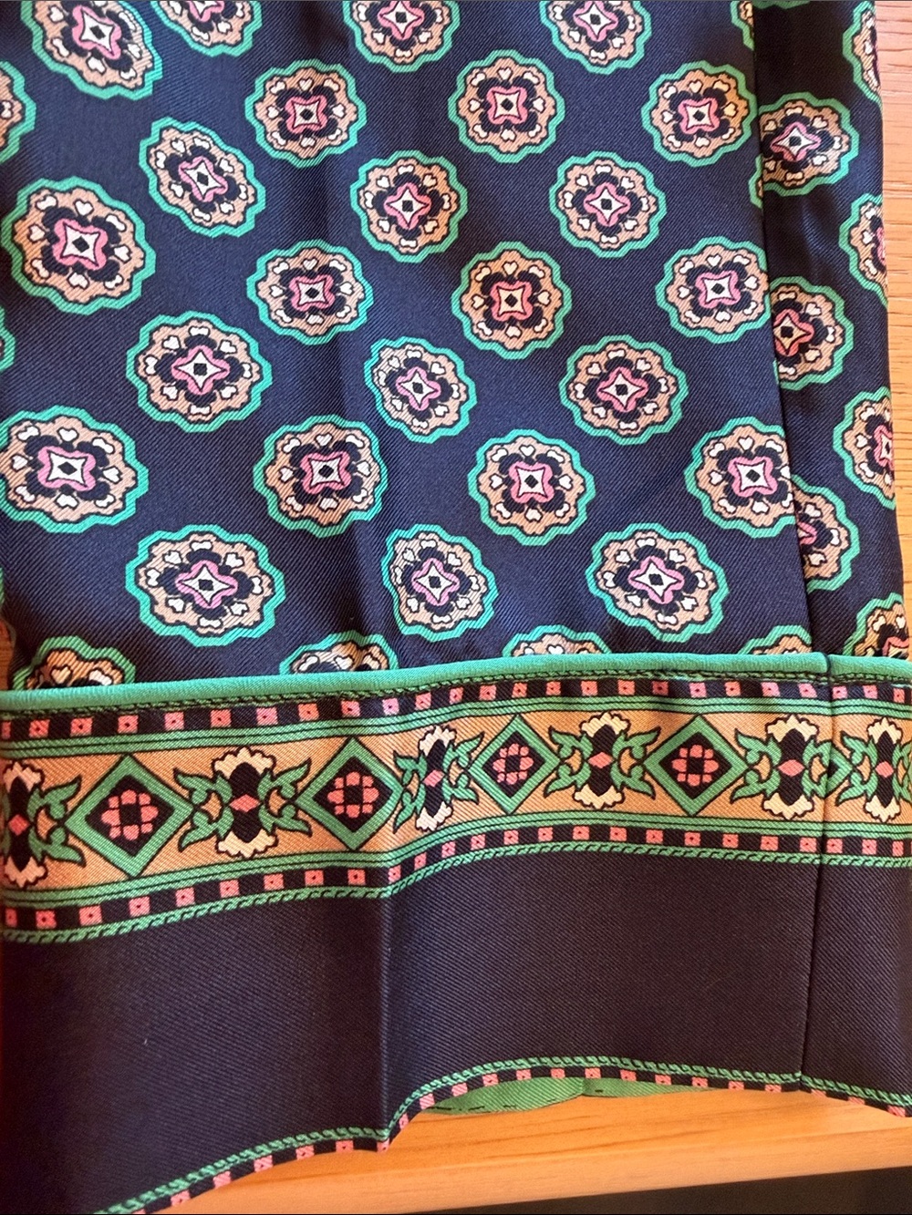 J Crew Silk Medallion Print Pants - Picture 4 of 9